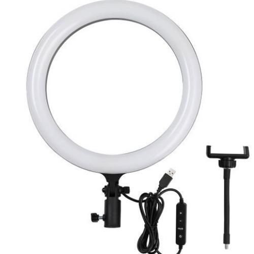 Ring Light LED 26cm avec Support Smartphone et Ajustement 360°