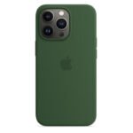 Coque en silicone avec MagSafe pour iPhone 13 Pro - Vert