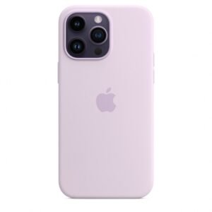 Coque en silicone avec MagSafe pour iPhone 14 Pro Max - Lilas