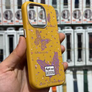Coques de iPhone 13 Pro en Cuir avec Motif Papillon - Élégance et Protection